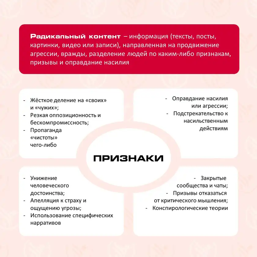 Как распознать радикальный контент: карточка 2