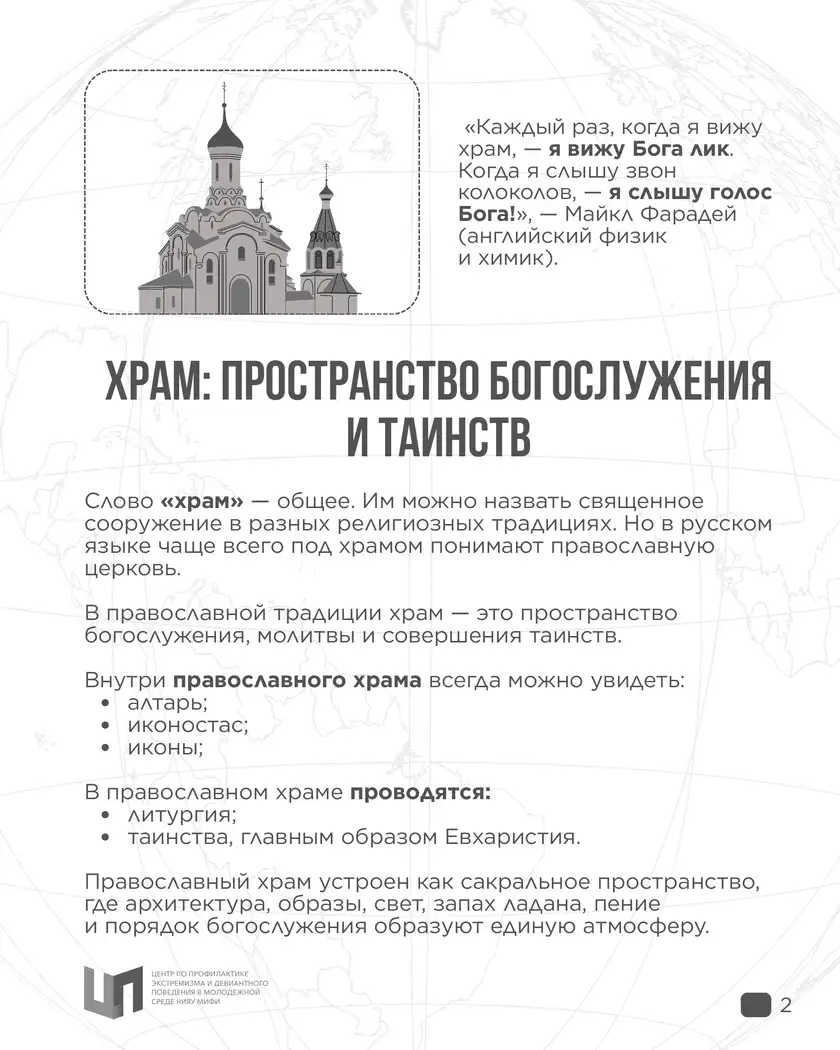 Религиозное многообразие в сооружениях и архитектуре: карточка 2