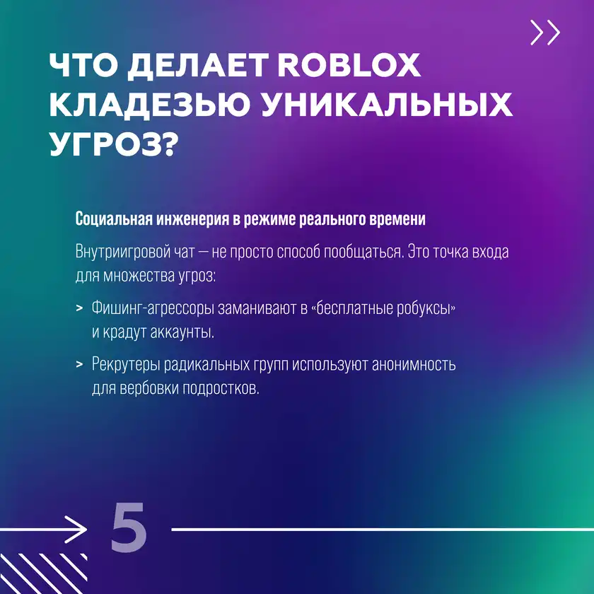 Roblox: игра или операционная система влияния, карточка 5