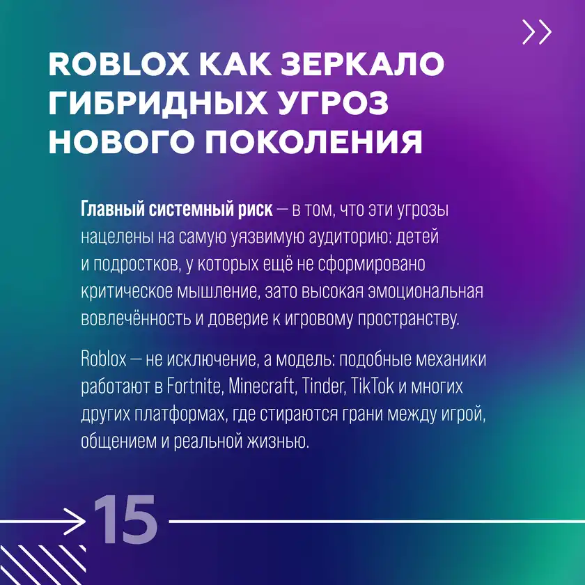 Roblox: игра или операционная система влияния, карточка 15